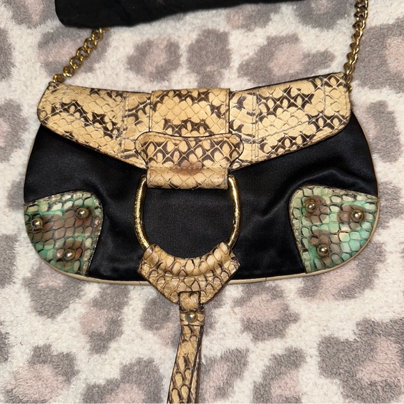 Python clutch from Dolce&Gabbana used good condition with certificate rare! - Picture 3 of 5